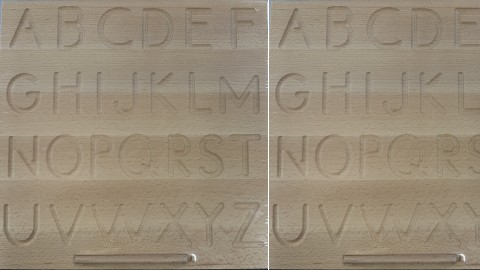 Wooden Letter Tracing Board