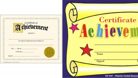 Achievement Certificates