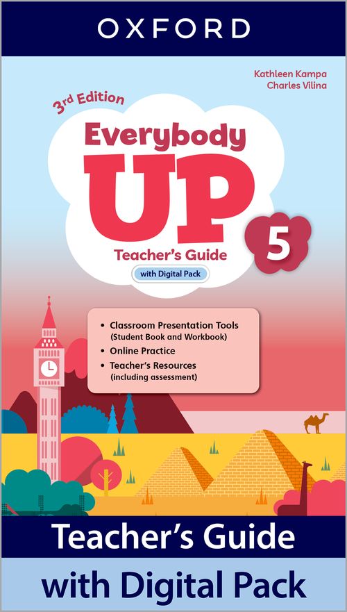 Everybody UP 教師用セット＆生徒用教材 Everybody Up: 3rd edition - Teacher's Guide with Digital Pack