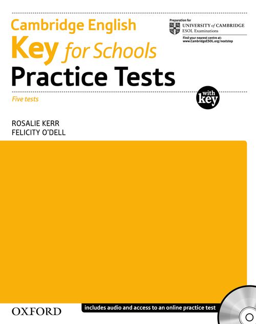 Cambridge english key for schools practice tests key practice test