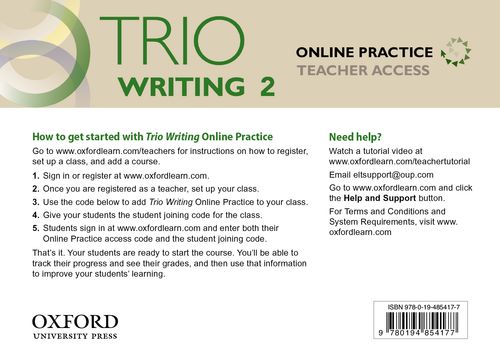 Smeltend groot regenval Trio Writing - Online Teacher's Access Code (Level 2) by Alice Savage and Colin Ward on ELTBOOKS - 20% OFF! Smeltend groot regenval Trio Writing - Online Teacher's Access Code (Level 2) by Alice Savage and Colin Ward on ELTBOOKS - 20% OFF!