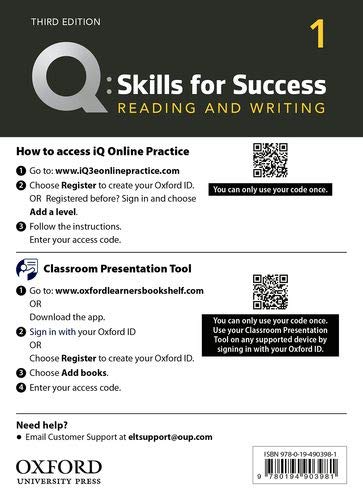 その他 Q-card Method & Reading Q: Skills for Success 3rd Edition: Level 3: Reading