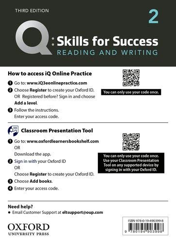 語学+参考書 Q: Skills for Success Reading and Writing 2B Amazon | Q - Skills for Success Reading and Writing: Level 2