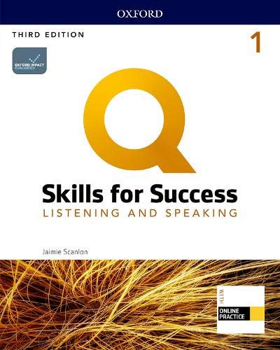 Q: Skills for Success: 3rd Edition - Listening and Speaking