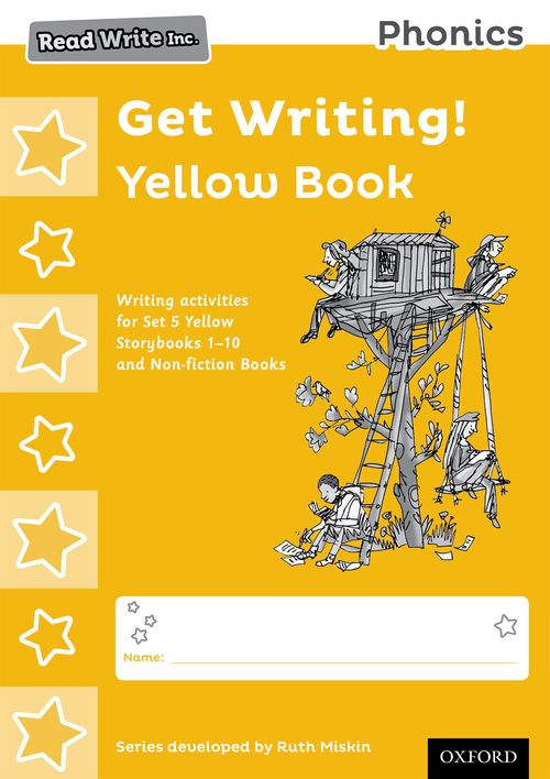 Read Write Inc Phonics Get Writing! Books Pack of 10 (Set 5 Yellow