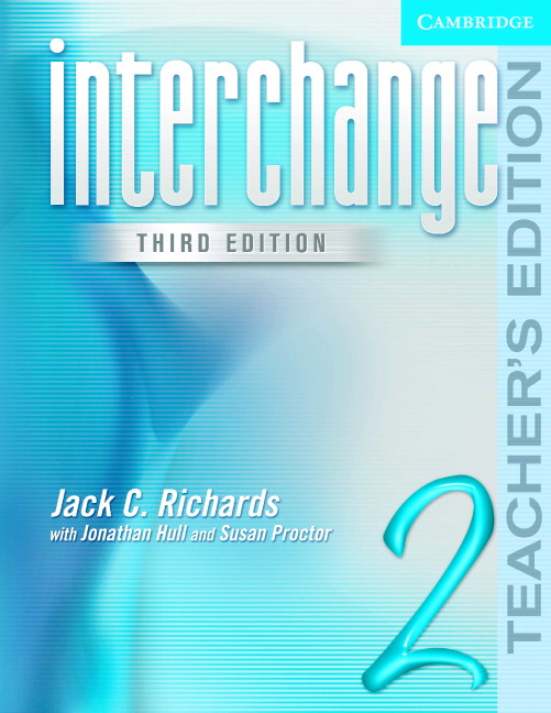 Interchange Teachers Resource Book 2 (interchange Third Edition)