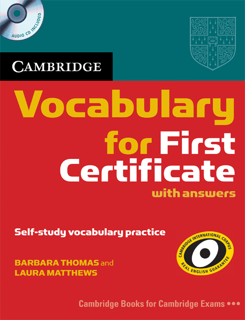 FCE vocabulary list pdf