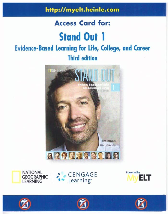 Stand out 3rd edition online workbook printed access code level 1