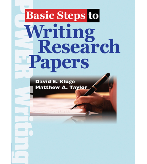 steps in writing a paper